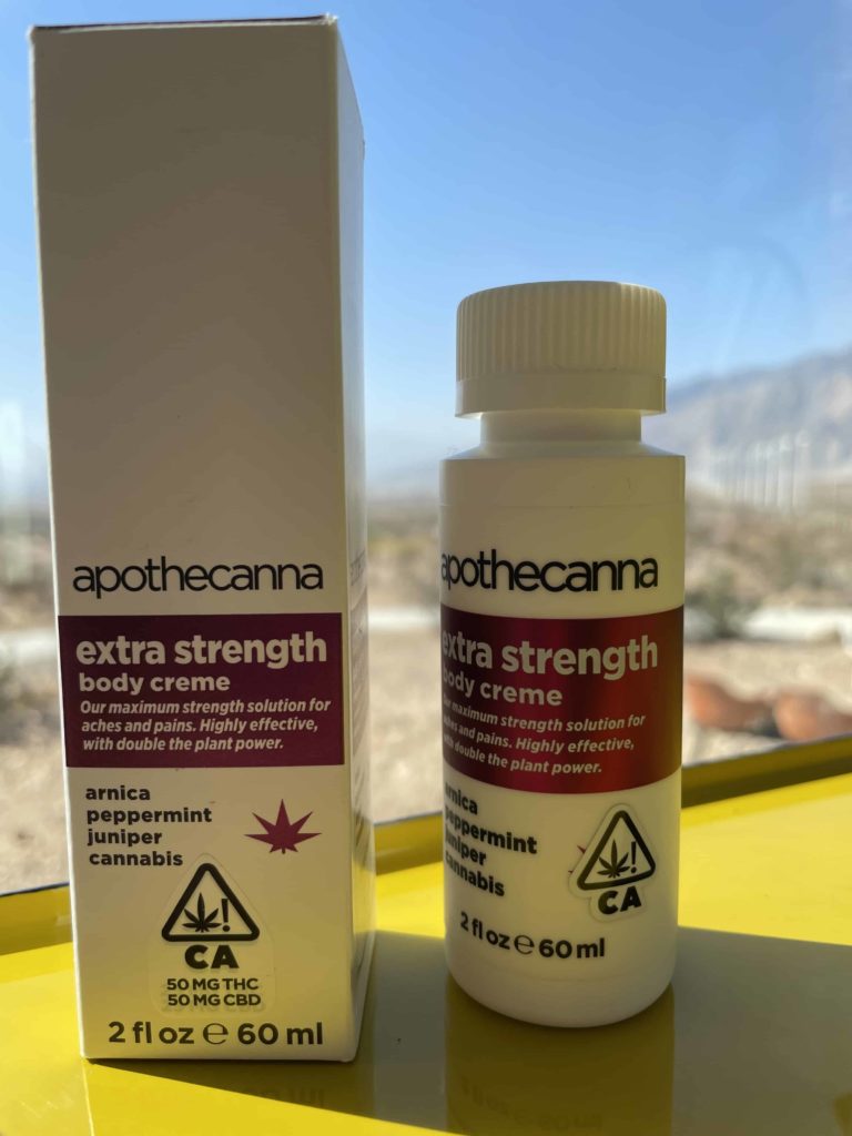 Apothecanna Extra Strength Body Creme 200mg THC + 200mg CBD