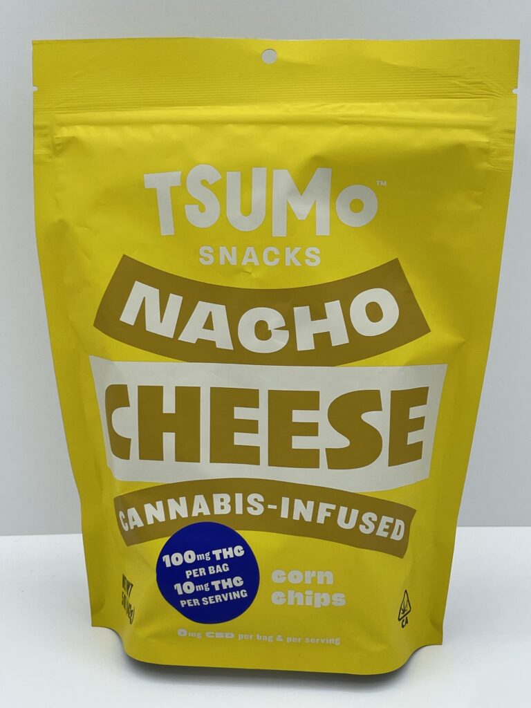 TSUMoSNACKS Nacho Cheese Corn Chips 100mg