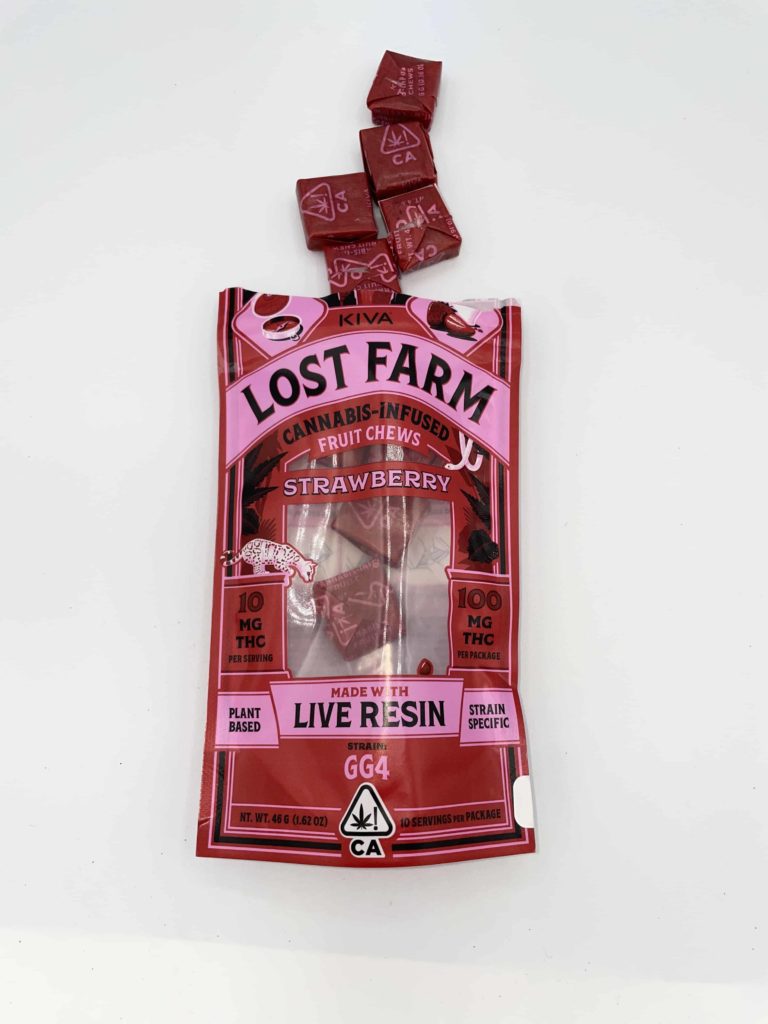 Kiva Lost Farm GG4 Strawberry Chews